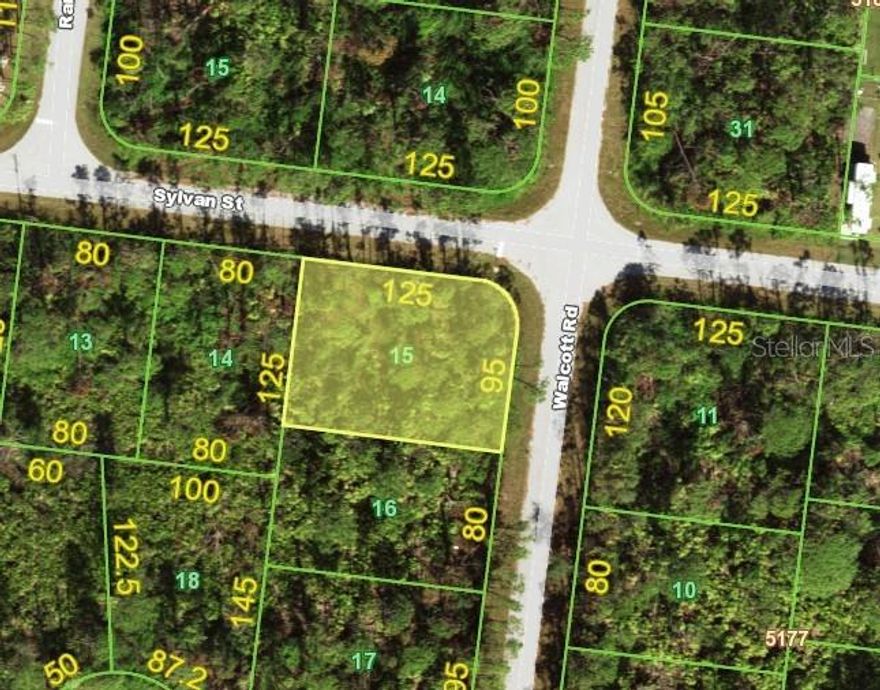 Introducing a rare DOUBLE LOT opportunity in a highly desirable setting — an oversized corner residential lot offering exceptional privacy, flexibility, and future value. Located at 12379 Sylvan St. Port Charlotte FL, this approximate one-quarter-acre parcel lies within the desirable X500 flood zone and presents the perfect canvas for a custom residence with room for expansive outdoor living, a pool, lush landscaping, and all the features you’ve been dreaming of.  Enhance the opportunity by acquiring the adjacent 80' x 125' lot to create an extraordinary home with impressive scale and versatility on just under half an acre.  Although a well is required, the possibility exist to connect to public water.  The choice is yours.  Please ask for the attachments regarding these options.  Positioned near the pristine beaches of Boca Grande and Englewood, along with upscale dining, shopping, boating, fitness centers, airports, scenic biking and walking trails, this location offers the ideal balance of seclusion and convenience.