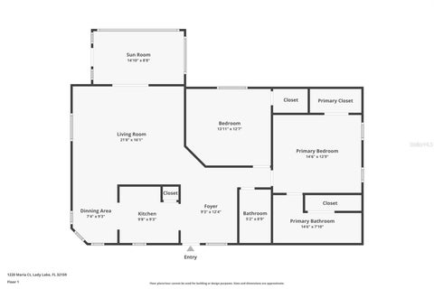 Tiny photo for 1220 Maria Court, Lady Lake, FL 32159 (MLS # TB8559909)
