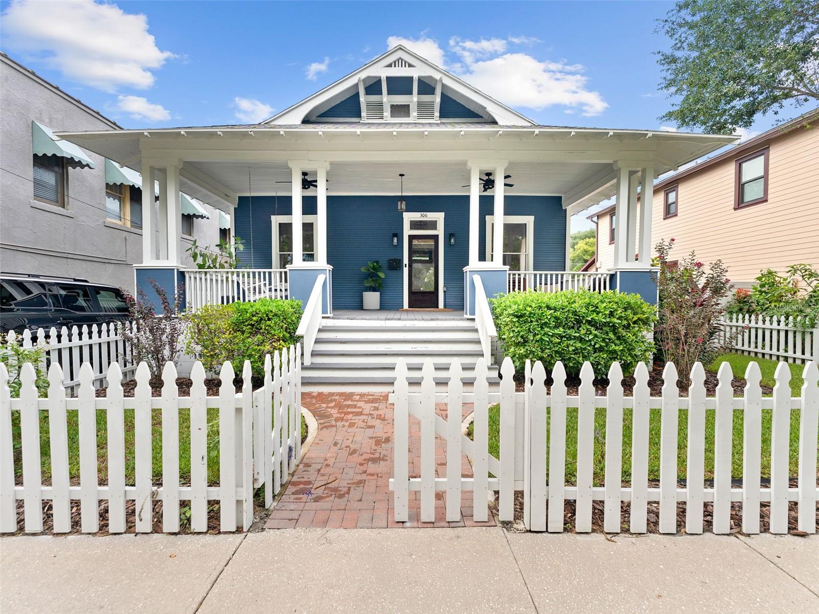 Welcome to 306 E Ross Avenue, a beautifully updated 2-bedroom, 2-bath home with 1,770 sq. ft. of living space, nestled in the sought-after Tampa Heights neighborhood. Originally
built in 1907, this residence blends timeless architectural character with thoughtful updates for today’s lifestyle.
Inside, you’ll find an inviting layout with spacious living and dining areas, a modern kitchen with plenty of storage and prep space, and a large primary suite with en-suite bath. Warm wood
flooring runs throughout the main living areas, creating a cozy yet sophisticated feel. Step outside to your backyard Oasis. Large patio with dining and lounge space. A huge hot tub and a cozy
firepit alcove make this a perfect space for entertaining. An oversized shed sits out back with power. New owner could convert to an office or workshop. Gated entry to a wide alleyway out
back.
With a generous lot size of over 7,000 sq. ft., you have room for a pool or future expansion. With no HOA and its prime location, you’ll be just minutes from Downtown Tampa, Armature Works,
Riverwalk, and an array of dining, shopping, and entertainment options.
Whether you’re searching for a primary residence or an investment opportunity, this Tampa Heights gem offers the perfect blend of historic charm, urban convenience, and modern comfort.
Don’t miss your chance to own a piece of Tampa history—schedule your showing today!