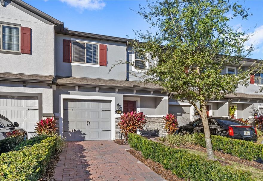 Immaculate 3-Bed, 2.5-Bath Townhome in Highly Desirable Apopka Community!
Welcome to this beautifully designed, nearly new townhome located in the sought-after gated community of Smugglers Way in Apopka. Offering 3 spacious bedrooms, 2.5 bathrooms, and an open-concept floor plan, this home is perfect for both relaxing and entertaining. The Chef's Kitchen features sleek Quartz countertops, modern stainless steel appliances, tinted wood cabinetry and a stylish white tile backsplash, providing both function and elegance.
The spacious master suite is a true retreat, complete with a walk-in closet and an ensuite bath with dual vanities, giving you the perfect place to unwind. Enjoy Florida's beautiful weather year-round in your spacious porch, or take advantage of the attached garage for convenient parking and extra storage space.
This home is also Energy Star certified, helping to keep your utility costs low while providing the comfort and peace of mind you deserve. With a private walking trail, dog park, community pool and quiet location in a boutique-style community of under 100 homes, you'll love the sense of tranquility and privacy this property offers.
The neighborhood is just a short drive from major highways, shopping centers, restaurants, and outdoor recreation options, including scenic parks and lakes. Perfect for families or anyone looking to enjoy low-maintenance living with luxury details. Don’t miss your chance to make this stunning townhome your new home!