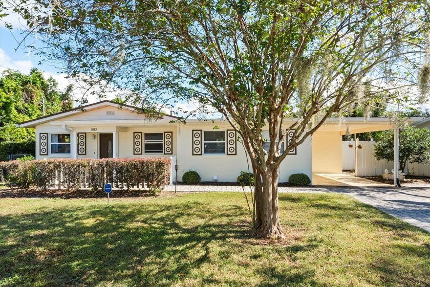 Welcome to this beautifully maintained and charming 3BR/2BA Pool Home with Spacious Fenced Yard – Move-In Ready!
 offering the perfect blend of comfort, style, and Florida outdoor living. Step inside to an inviting open layout featuring a gorgeous kitchen with 36" solid wood cabinetry, granite countertops, and stainless steel appliances—ideal for cooking and entertaining.
The large living room is filled with natural light and overlooks the backyard oasis. French doors open to a lavish, fully fenced yard with an impressive pool area—perfect for entertaining, relaxing, and enjoying endless pool parties. Experience true Florida living at its best!
Recent upgrades include:
• Brand-new roof
• New full exterior paint
• HVAC system only 4 years old
Conveniently located near shopping, dining, and everyday essentials, this home offers the comfort of a peaceful residential setting with easy access to everything you need.
Don't miss your chance to own this beautiful pool home—your private retreat awaits!