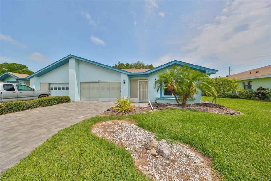 Highly motivated seller—open to offers and ready to move forward.
Welcome to 2620 Locksley, a charming and well-maintained residence nestled within the gated, 55+ community of Kings Point in Sun City Center, Florida. This desirable SUNRISE II floor plan offers 2 bedrooms and 2 bathrooms, thoughtfully designed to blend comfort, functionality, and easy Florida living.

Inside, the home features laminate flooring and ceramic tile throughout, complemented by soaring arched ceilings that enhance the sense of space in the expansive living room. The light-filled Florida room provides flexible living space—perfect for relaxing, entertaining, or enjoying the peaceful surroundings. Hurricane-impact windows (2017) and updated piping throughout the home provide added peace of mind and long-term value.

Outside, stone pavers on the driveway and front porch elevate the home’s curb appeal. The private backyard patio is surrounded by lush landscaping and mature oak trees, creating a tranquil outdoor retreat ideal for morning coffee, evening gatherings, or alfresco dining.

Located in Kings Point, residents enjoy guard-gated security, multiple clubhouses, indoor and outdoor pools, fitness centers, pickleball, tennis, golf, over 200 clubs and social activities, and convenient golf-cart access throughout the community. Sun City Center is renowned for its active adult lifestyle, excellent medical facilities, shopping, dining, and easy access to Tampa, Bradenton, Sarasota, and Florida’s award-winning Gulf beaches.

This home offers the perfect combination of serenity, community, and convenience—a true opportunity to enjoy the best of Florida living.

Schedule your private showing today and discover everything about this exceptional home!