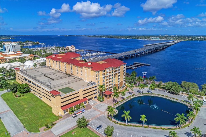 ANNUAL UNFURNISHED LUXURY CONDO AVAILABLE FOR IMMEDIATE MOVE IN. ONE SMALL PET ALLOWED AT OWNER'S DISCRETION. COME LIVE WHERE THE RIVER MEETS DOWNTOWN IN THE PROMENADE AT RIVER WALK. AMENITIES GALORE FILL THIS BUILDING INCLUDING HEATED POOL AND SPA, HUGE FITNESS CENTER, MOVIE THEATER, ACTIVITY ROOM WITH FULL KITCHEN, CLIMATE CONTROLLED STORAGE FACILITY, TENNIS, BASKETBALL, AND PICKLE BALL COURTS, SECURED & ASSIGNED, COVERED PARKING AND GUEST SUITES. THIS CONDO IS LOCATED ON THE 3RD FLOOR AND HAS TREMENDOUS VIEWS OF DOWNTOWN BRADENTON, THE RIVERWALK AND THE MANATEE RIVER. HAVE BREAKFAST AS YOU WATCH DOLPHINS FROLIC IN THE RIVER. VACATION LIVING AT ITS FINEST! RENT INCLUDES WATER, GARBAGE, SEWER AND CABLE.