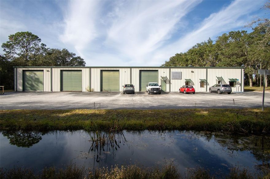 This is an excellent family owned business that can be purchased and continue in the operation of a custom manufacturer of metal products that has been in business for more than 25 years. It has an outstanding reputation for the quality of its work and for completing its work on time and within budget. They have completed jobs for such clients as the Hard Rock Hotel, USF, MacDill Air Force Base and many more. Another option is to utilize the space and equipment to continue with your own projects. Still another option is to lease the building and existing parking area to a tenant who requires parking and warehouse space. A fourth option could be to develop some of the excess property for other uses. The front portion of the property makes an ideal location to develop an outparcel and recoup some of the investment dollars. The property on the other side of the building could also be developed for another use. I1 zoning means all permitted uses allowed under C-3 Commercial/Light. A very favorable zoning for many different types of uses.  Great location, fronting on SR52,  with easy access to I75 and the Suncoast Parkway.  The building/property and the business are sold together.