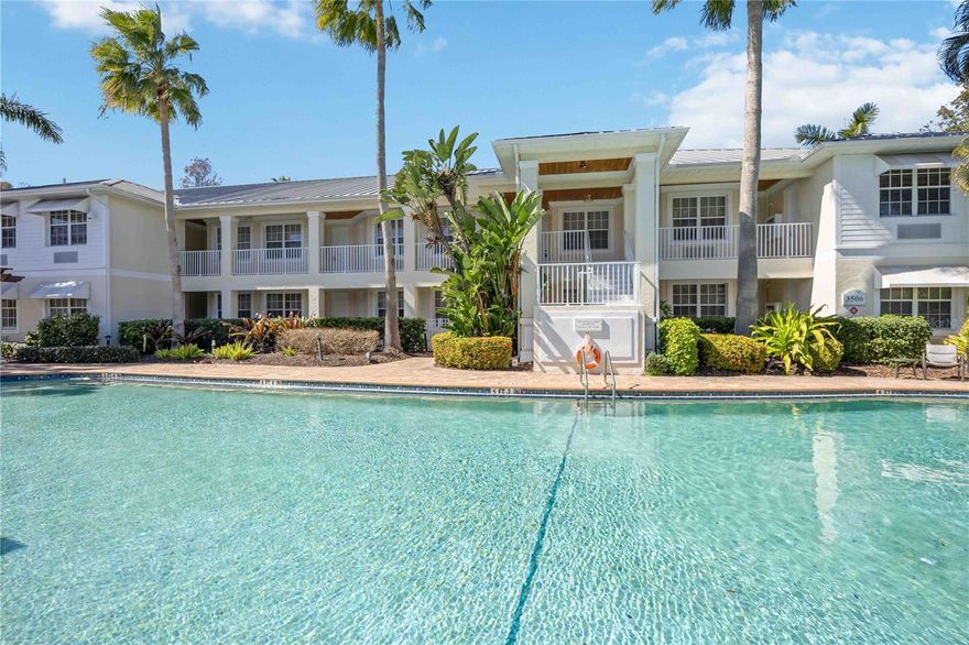 Investor & Lifestyle Opportunity | Ground-Floor Pool View at The Academy Resort Lodge, IMG Academy

Discover a rare opportunity to own a ground-floor, pool-view condominium at The Academy Resort Lodge, a boutique community located within the gates of the world-renowned IMG Academy in Bradenton, Florida—offering direct walkable access to all IMG facilities and campus amenities.

This 2-bedroom, 2-bathroom residence features a functional, open-concept layout with ceramic tile flooring in the main living areas for durability and a modern aesthetic, complemented by carpeted bedrooms that provide a comfortable and relaxing retreat. Offered TURNKEY FURNISHED, the unit is truly move-in or rent-ready—ideal for immediate personal use or income production.

The Lodge is especially attractive to IMG families, visiting parents, short-term guests, and seasonal renters, driven by its unmatched proximity to IMG’s athletic facilities, dining, training, and events—creating consistent, year-round demand and strong rental appeal.

Ownership includes maintenance-free, resort-style living with premium amenities such as:

24-hour gated security

On-site fitness center

Heated community pool and spa

Walkable access to IMG Academy’s campus, dining, and athletic facilities

Whether used as a short-term rental, seasonal residence, lock-and-leave getaway, or long-term investment, this property offers exceptional flexibility, strong location fundamentals, and lasting value within one of the most prestigious sports campuses in the country.