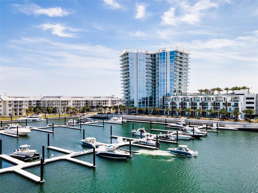 This luxurious condo is move-in ready and comes fully furnished, offering endless breathtaking views of Tampa Bay’s expansive waterways and cityscape from every window and balcony. With three bedrooms and three full bathrooms, this stunning residence is designed to impress.
The private elevator opens directly into your entryway, leading you into a bright, open floor plan. The spacious living area features floor-to-ceiling glass walls and windows that frame panoramic vistas. The kitchen is a chef’s dream, boasting elegant high-end finishes including custom European-style cabinetry, waterfall-edge quartz countertops, soft-close drawers, and top-of-the-line Wolf and Sub-Zero appliances.

The condo’s interior is beautifully appointed with high-end furnishings, custom closets, fresh paint, remote-controlled blinds, and a private media room. Enjoy the expansive patio where you can savor the sea breeze and watch the sun set across the sky. For added convenience, the unit includes two garage parking spaces and two dedicated bike racks.

Located in the vibrant Westshore Marina District, you’ll be just a short walk from shops and restaurants, and only 15 minutes from Tampa International Airport, downtown Tampa, and the Riverwalk. St. Petersburg and the stunning Gulf Coast beaches are within a 30-minute drive.

Marina Pointe East offers a wealth of luxurious community amenities, including a year-round heated resort-style pool and spa, outdoor grilling stations, a pool table, and a golf simulator. Pet owners will appreciate the secure off-leash dog park, while fitness enthusiasts can enjoy the state-of-the-art gym, outdoor yoga area with a serene Zen garden, and private massage studio.
No flooding or Storm damage