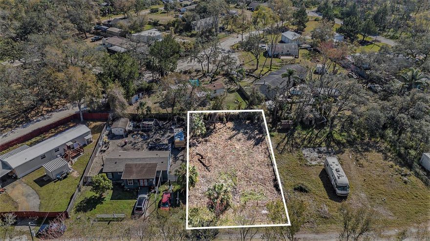 Whether you're looking to build, invest, or simply escape, this CLEARED LOT offers endless possibilities. No HOA OR CDD fees and a laid-back atmosphere make Moon Lake Estates an increasingly popular choice for families, retirees, and investors alike. Just minutes away from major highways, shopping, dining, schools, and recreational activities. Enjoy nearby Moon Lake Park, featuring a lake, picnic areas, fishing, and boat ramp access for outdoor enthusiasts.