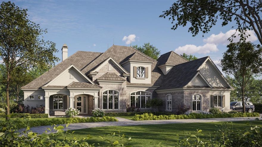 Under Construction. Experience timeless sophistication at Champions Manor, a masterfully crafted residence in the exclusive Debonair Estates community. This stunning two-story home blends classical architecture with modern luxury, offering an exceptional 4-bedroom, 4.5-bath layout that redefines elegant living.

Built by Equestrian Luxury Homes, renowned for their commitment to quality and craftsmanship, and designed by the Roberts Design Group, an award-winning leader in luxury design, this home exudes refinement in every detail.

Step inside to soaring 13-foot ceilings that crown the expansive main living area, accented by multi-layered custom crown molding, 8-foot doors with elegant moldings, and classical cased openings. The open-concept floor plan invites natural light throughout, while dual folding glass doors create a seamless transition between indoor and outdoor living spaces.

The chef’s kitchen is a statement of form and function, featuring a large central island, custom panel-front Sub-Zero, Wolf, and Cove appliances, hand-painted cabinetry, and quartz, granite, and marble countertops complemented by decorative backsplashes. A walk-in pantry provides ample storage, while the adjacent dining and living areas set the stage for effortless entertaining.

A custom gas fireplace and mantle warm the main living room, mirrored by a second fireplace in the outdoor living area, where you’ll find an outdoor kitchen complete with grill and under-counter refrigeration—perfect for gatherings under the stars.

Each of the home’s four bedrooms includes an en suite bath featuring marble and porcelain tile finishes, frameless glass shower enclosures, and luxury fixtures. The primary suite is an elegant retreat offering separate his-and-her dressing rooms, each meticulously designed for both style and practicality.

Additional highlights include a designated study/office, a fully outfitted laundry room with extra storage, and a two-car garage plus a dedicated golf cart garage with a built-in charging station. The hardscape entrance and driveway provide a stately welcome, while prewired sound and security systems, lightning protection, and upgraded designer lighting ensure modern comfort and peace of mind.

With every element thoughtfully selected and flawlessly executed, Champions Manor stands as a showcase of architectural excellence and refined living—a home where craftsmanship, beauty, and comfort converge in perfect harmony.