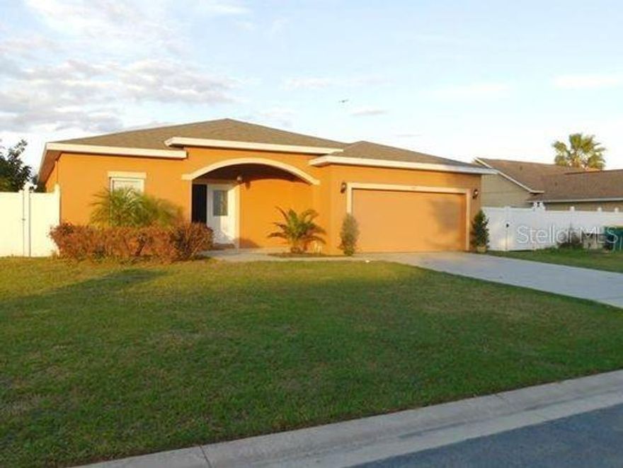Spacious 4/2 Home with a Large Fenced Backyard and a 2 Car Garage Located in Buena Ventura Lakes - Kissimmee! Available Now!

As you enter this home, you'll be greeted by an oversized foyer that leads to the living room/dining room area. This spacious home boasts a split floor plan with beautiful neutral tones, cozy carpet flooring in the bedrooms and ceramic tile flooring in the main living areas. The fully equipped kitchen has dark wood cabinets with plenty of storage space, granite like countertops and a double basin sink. The sliding glass doors in the living room lead to the covered patio and the large fenced backyard, which is perfect to entertain your guests. The split floor plan allows easy access to the main living areas, while providing privacy for each bedroom. The master bedroom has a full private bathroom and the 3 additional guest bedrooms have a shared bathroom, both with a shower/tub combination. This home also has a laundry room (Washer and dryer hook-ups only) and a spacious 2 car garage. Don't miss it! Great location near shopping, restaurants and entertainment with easy access to Florida's Turnpike and FL-417. Pets will be considered. All residents are enrolled in the Resident Benefits Package which includes AC filter delivery, utility concierge, our best-in-class resident rewards program, and much more! More details in our Rental Selection Criteria or upon application. NO SIGHT UNSEEN APPLICATIONS.