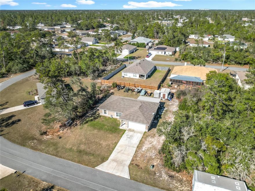 “Move-in ready 2023 home in Ocala! This 3-bed, 2-bath home offers 1,396 sq ft of open living with granite countertops, modern finishes, and great natural light. Situated on a spacious 10,019 sq ft lot with NO HOA and NO CDD—plenty of room to enjoy the outdoors. Conveniently located near shopping, dining, parks, and major routes. Schedule your showing today!