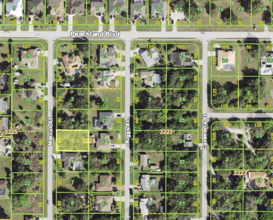 A nice lot with Public water. Only 5 lots south of Peachland BLVD. Not in a flood zone. Seller Financing is available.