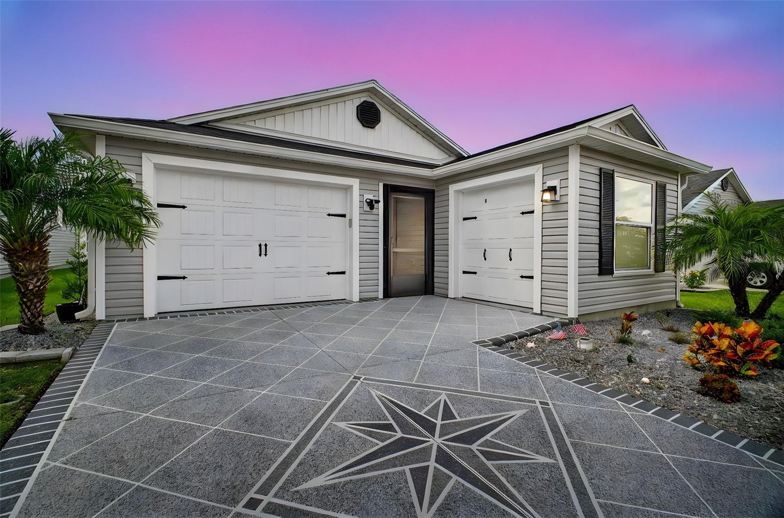 Charming 3-Bedroom Emerald Patio Villa in the Village of Newell – Loaded with Upgrades!
Discover this beautifully appointed Emerald Patio Villa perfectly located in the desirable Village of Newell, just minutes from Sawgrass Market and the soon-to-open Eastport Square. This home blends style, comfort, and convenience with an array of thoughtful upgrades inside and out.Inside, you’ll love the modern granite countertops paired with a large commercial-style stainless steel sink, a chef’s delight. The kitchen flows seamlessly into the open living space, highlighted by tinted windows for added privacy and remote-controlled ceiling fans for year-round comfort. The upgraded washer and dryer make laundry a breeze, while the bathrooms feature high-end glass shower doors for a sleek, upscale touch.Step outside to enjoy the professionally landscaped surroundings, painted driveway and patio, added screen door, and full gutters for easy maintenance. Tech-savvy and eco-conscious owners will appreciate the two EV chargers ready for electric vehicles. Some furniture available under separate agreement. All measurements should be verified.