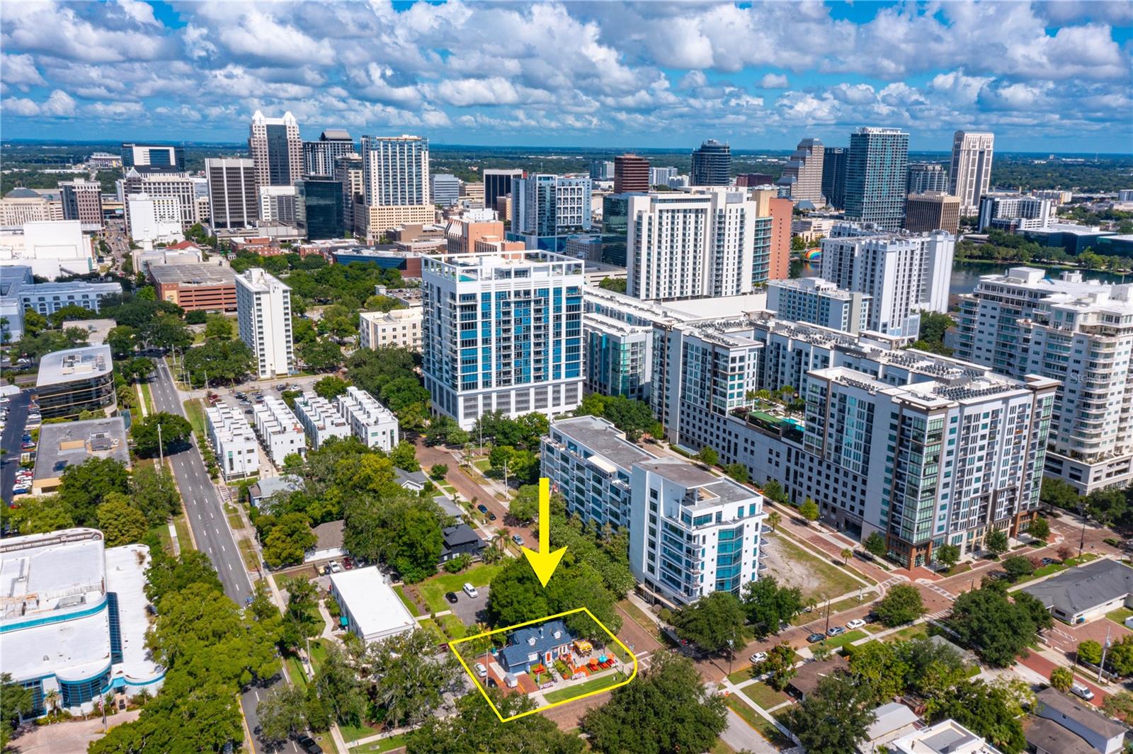 An exceptional opportunity to own over 2500 sf of versatile mixed-use space in the heart of Downtown Orlando's most walkable residential neighborhood. Situated on a high-visibility corner lot across from Constitution Green Park. This standout property offers both real estate and business value in one turnkey package.Mixed use zoning ideal for retail food & beverage, office or hybrid models.Private and public parking including onsite spots and ample street parking. Outdoor seating patio and city approved walk up window. Lush park-like setting with views of Constitution Green Park, Currently operating as a beloved convenience store, cafe, and neighborhood market, this business is a staple in the local community with loyal daily foot traffic and tons of room to expand, Beer,wine and tobacco licenses in place. Gully equipped coffee and smoothie bar, premium snack and grab-n-go food selection room for menu expansion, catering, delivery or events. Growth potential: open later hours, host pop-ups add retail/deli concepts