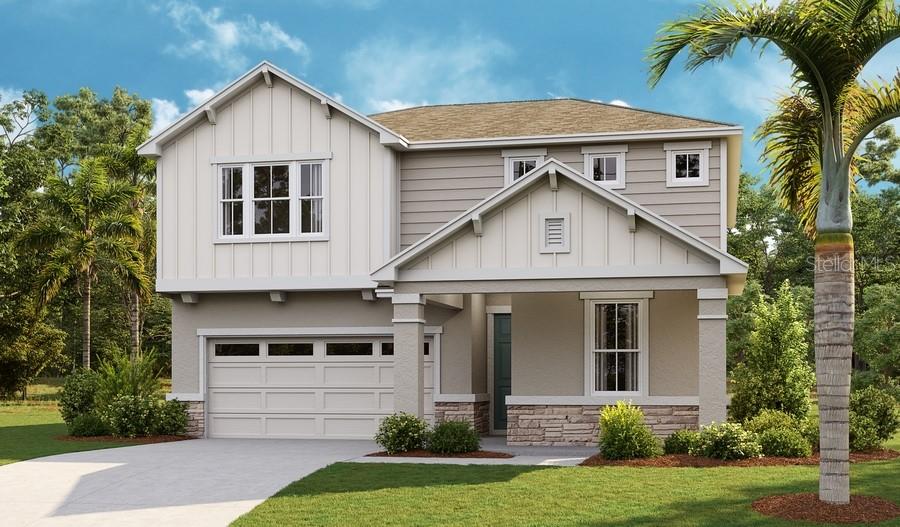 Under Construction. Currently selling from: Seasons at Lakeside Forest! This home offers Smart Thermostat, Curated 42" white cabinets with soft close, brushed nickel finishes, kitchen backsplash, quartz in kitchen and all the bathrooms, 9 X 35 staggered wood look tile, 5 1/4 baseboards, and a video doorbell. * SAMPLE PHOTOS Actual homes as constructed may not contain the features and layouts depicted and may vary from image(s).