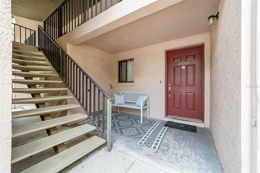 Beautifully updated and move-in ready 2BR/2BA condo in Paddock Oaks. This home features a new roof (2025), a dedicated parking spot, and easy access to trash and mail. Relax and unwind amidst freshly painted rooms throughout, highlighting the new interior doors and newly installed light fixtures. An updated kitchen offers new, stainless steel appliances that compliment a refreshed countertop and back splash.  The Primary bath has been recently remodeled with a butcher block counter, new shelving, and new fixtures. Not to be outdone, the secondary bath has also been remodeled with a granite countertop, shelving, and new fixtures. The custom-built primary walk-in closet adds both storage and function with a splash of style. The condo association is also in the process of refurbishing the pool area. Seller is offering a $2000 credit with an acceptable contract for new flooring to replace the carpet if desired. Conveniently located in SW Ocala close (walkable) to shopping, dining, and everyday amenities
