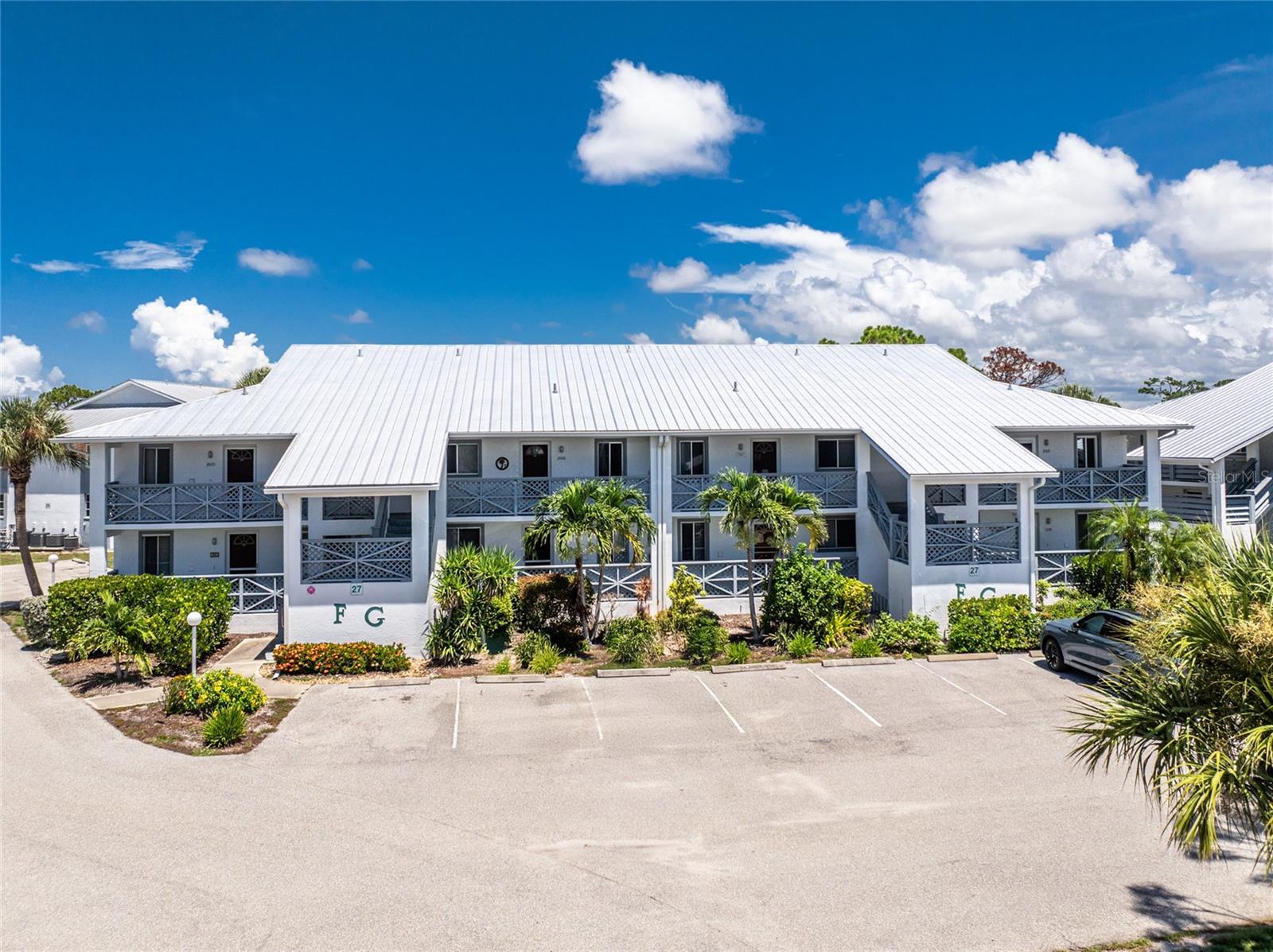 Welcome to the maintenance free community of Fiddler's Green, located just minutes from Boca Grande and Manasota Key. This mostly furnished FIRST FLOOR condo features a brand new HVAC (2025) and has been impeccably maintained. The kitchen boasts updated wide plank tile floors, neutral colored appliances that have all been recently replaced, ample counter space and cabinetry with a closet pantry, and additional space for a work or crafting area with the washer/dryer closet nearby.
The dining and living room have been updated with laminate wood-look flooring with plenty of space for your family and friends to sit and gather.
Expand your living space outdoors to your private, screened lanai with tile flooring, a ceiling fan, and a roomy outdoor storage closet.
Back inside the desirable floor plan offers space for you and your guests. The primary suite has a spacious bedroom with quality carpeting, sliding glass doors out to the lanai, a sizable walk-in closet, and an ensuite bath with wood cabinets, diagonal tile flooring, and an updated shower with floor to ceiling tiled walls.
The guest bedroom has carpeting, a walk-in closet, and ensuite bathroom with wood cabinets, an updated lighted vanity mirror, and a shower/tub that will suit all your guests needs.
Enjoy the location of this unit, just a short walk to the community pool and other amenities including tennis & pickleball courts, shuffleboard, and let's not forget the social activities where you can stay active and get to know your neighbors. Fiddler's Green is centrally located just minutes from multiple beaches, shopping, restaurants, a multitude of golf courses, fishing, walking trails, and SO much more. This can be your tropical paradise, schedule your showing today.
