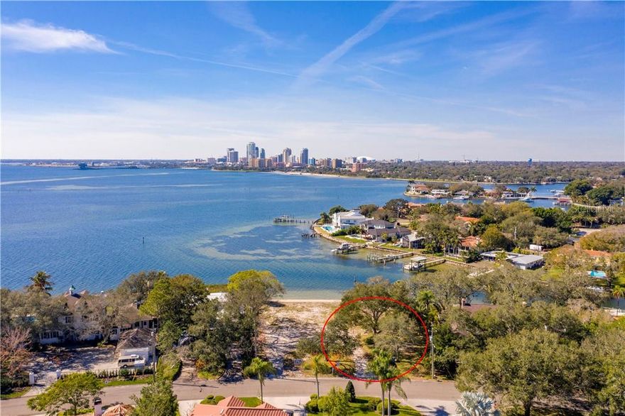 Luxury Waterfront Lot in Snell Isle on Highly Coveted Brightwaters Boulevard NE with Sweeping Views of Downtown St. Petersburg, The Pier and Tampa Bay!  Offering Approximately 65' of Frontage on Brightwaters Blvd NE, 73' of Width at the Midpoint, 82' of Length on the Seawall and 170' of Depth; this Lot is Perfectly Positioned to Capture the Most Magnificent City Skyline Views. Recently Cleared and Ready for a New Home, the Location of this Particular Lot Offers Semi-Protected Frontage to Minimize Wave Action While Docking a Boat.  The Pie-Shape Geometry of the Site is Perfect for a Variety of Different Homes, Including a Single Story with a Master Bedroom on the Main Floor or a Large 2-Story with 3-Car+ Garage.  The Seller, Devonshire Custom Homes, is the Current Owner of the Land and Must be Contracted to Build with the Sale of the Land.  Don't Wait on this Opportunity, Downtown View Lots Rarely Become Available! This Sale is Only for Lot 528.