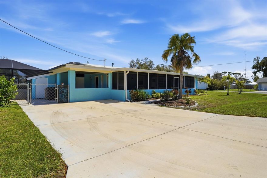 Mid-century modern pool home with a separately available adjacent buildable lot, located just minutes from Nokomis Beach. This remodeled residence blends original character with updated finishes, offering a layout that connects seamlessly between indoor and outdoor areas.

The main living space is anchored by a fireplace and features clean lines and natural light consistent with mid-century design. The remodeled interior includes updated finishes and a functional layout that supports both everyday living and entertaining.

The outdoor areas are a defining feature of the property. A new pool and hot tub set within a screened lanai create a central focal point, complemented by multiple distinct spaces for seating and gathering. With three separate outdoor living areas, the property offers flexibility and a strong extension of the interior living space.

The adjacent buildable lot presents a rare opportunity in this location, allowing for future construction, expansion, or the ability to create a larger combined property. Whether utilized immediately or held for future plans, the additional parcel adds meaningful flexibility and long-term potential.

Located with convenient access to Nokomis Beach, dining, and shopping.