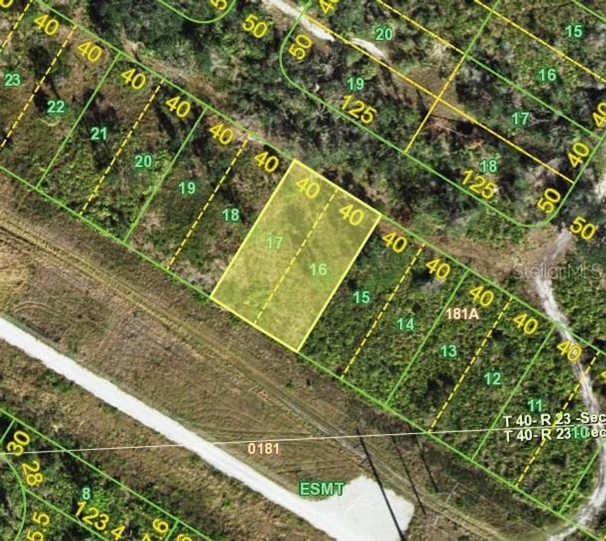 Check out this affordable and private .23 acre lot, platted out for future development in Punta Gorda, ideal for your investment portfolio!