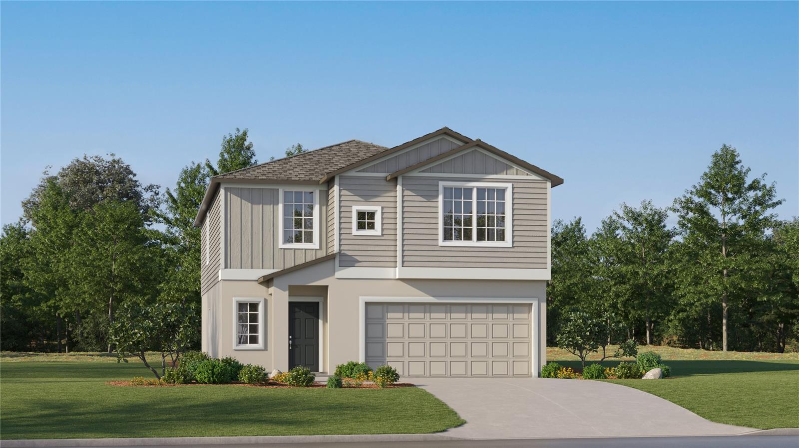 Under Construction. BRAND NEW HOME!! This spacious two-story home boasts five bedrooms with room to spare. The first floor contains a breezy living room, dining room and kitchen in an open design. The spacious owner’s suite is tucked away on the second floor, along with all the secondary bedrooms, just off the versatile loft space. The Manors is a new series bringing brand-new single-family homes to the Seaire masterplan, coming soon to Parrish, FL. Residents will enjoy an amenity-rich lifestyle with access to fantastic amenities, including a relaxing swimming pool, complementary WiFi, a future lagoon and much more. The community features close proximity to major highways providing convenient travel to Tampa, St. Pete and across central Florida. Prices, dimensions and features may vary and are subject to change. Photos are for illustrative purposes only.