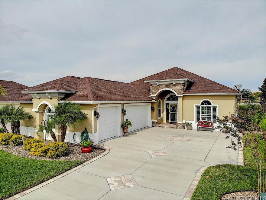 This beautifully maintained 4 year old Paytas home is located on one of the nicest corners in Promenade Park/Venetian Bay.  This Ideal pool home backs up to a large well kept and stocked lake with fountain.  Home has vaulted ceilings and entertainment center with gas fireplace. New porcelain wood-like flooring thru out except the master bedroom which has newer high grade carpet.  New landscaping with river rock bedding gives a beautiful curb appeal. Both bathrooms have walk in showers and large soaking tub in master Bath.  Friendliest neighbors around.  Close to I-95, Venetian Bay Town Center and Venetian Bay Golf Club.  This property is available for immediate move in!Motivated Seller.Furnishings negotiable. ;Water: City