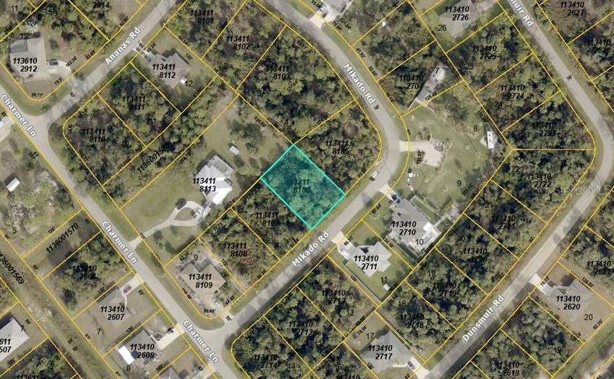 Awesome  building lot located in the booming city of North Port, Sarasota County's largest and most highly populated city and home of the Atlanta Braves Spring Training Complex. This lot is in a nice neighborhood lined with newly built, well-kept houses, NO FLOOD ZONE, NO HOA, No Scrub Jay per city of North Port website. Easy access to the I-75, US41.
This Lot is  located only Minutes from Spectacular World Renowned Natural Sandy Gulf Beaches (beautiful beaches of Boca Grande and Englewood's Manasota Key) with great restaurants and beach bars with waterfront views and live music.  This location also  is minutes away from Warm Mineral Spring.
Don't miss out on this fantastic opportunity to live in paradise.