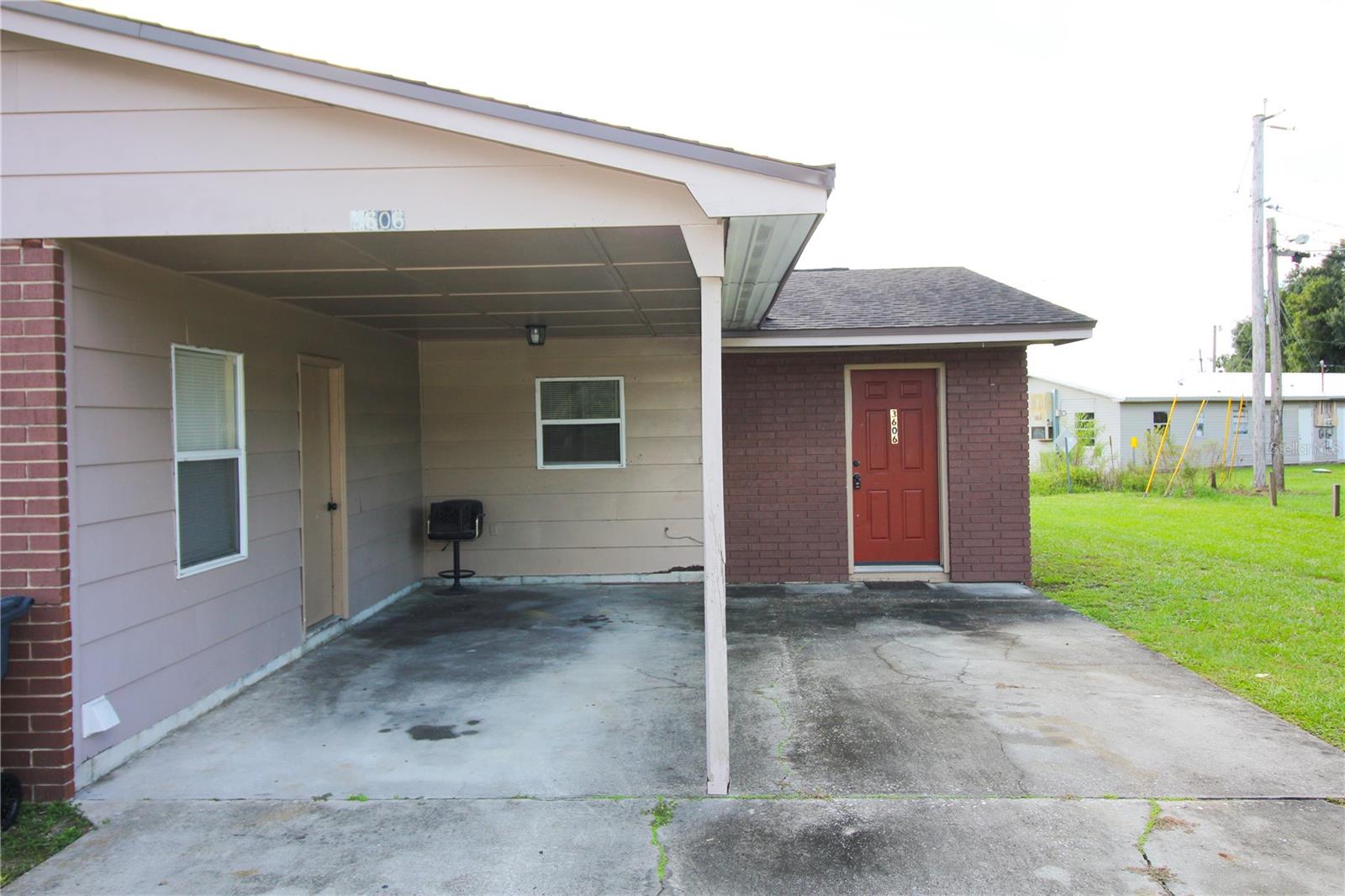 Clean and cozy 2 bedroom 1 bath half duplex. Property has all tile floors. Kitchen has been updated with oak wood cabinets. Just off the kitchen is the large laundry room with room for a second fridge. Both bedrooms have ceiling fans. Bathroom has been updated with new shower tile and vanity features granite countertops. The property is very well maintained with new A/C in 2024. Sorry NO PETS!