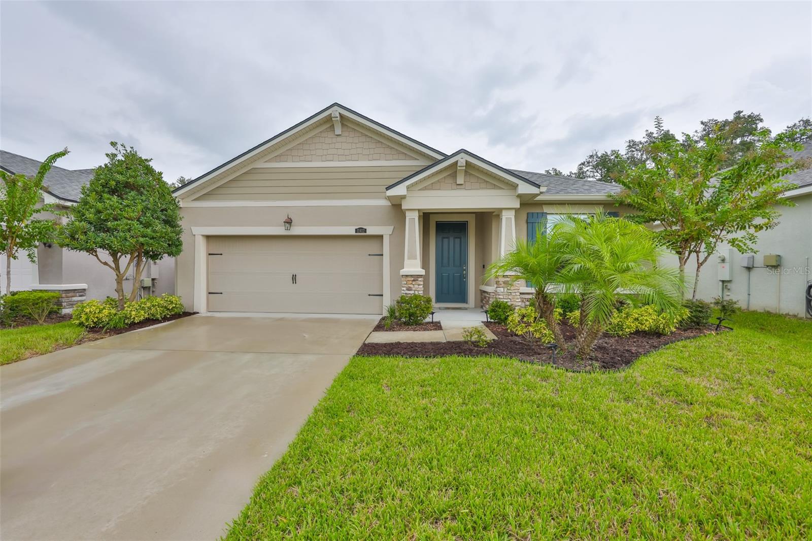 Step into this stunning 3-bedroom + office home in the desirable gated community of Boyette Park. The office features elegant French doors, perfect for working from home or creating a quiet retreat. The open floor plan highlights soaring ceilings and a massive kitchen island, ideal for entertaining and everyday living.
Enjoy the beautifully upgraded garage with vinyl floors, and unwind in the backyard overlooking peaceful conservation views from your covered patio and let's not forget to mention that the lawn and pest control are INCLUDED in the lease. Some of the property features that come with this home are a water softener, ring doorbell, smart lock controlled just from your phone! wifi thermostat, and garage door as well. This home truly blends comfort, style, and convenience- A must-see! Residents love Boyette Park for its resort-style amenities, including a sparkling pool, cabana, and playgrounds.