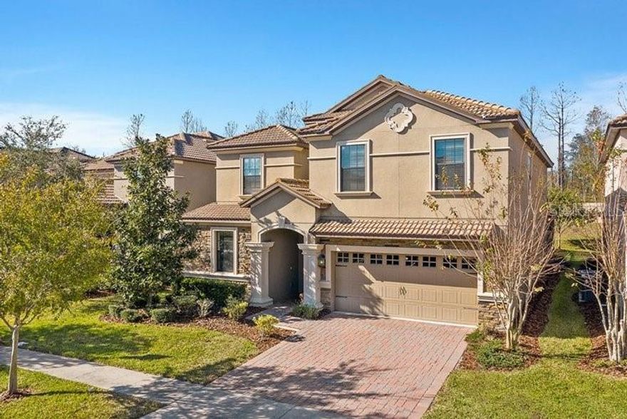 Turnkey, Fully Furnished 9-Bedroom Vacation Home with Future Bookings – Just 15 Minutes from Disney!
Start your investment off right with this beautifully appointed 9-bedroom, 5-bath vacation home located in the highly sought-after Champions Gate community. Designed for comfort, fun, and maximum rental appeal, this home is truly move-in ready and already generating income with future bookings in place.
Professionally furnished and thoughtfully decorated, the home features themed bedrooms, a fully equipped game room, and two master suites conveniently located on the first floor. The open-concept layout includes an upstairs loft—perfect for relaxing or entertaining—and a private, screened-in pool and spa with no rear neighbors, offering unmatched privacy on the covered lanai.
Everything is included: TVs, linens, cookware, dishes, and stylish furnishings throughout. This spacious home easily accommodates up to 19 guests, making it ideal for large groups and family gatherings.
Enjoy world-class amenities at The Oasis Club at Champions Gate, featuring a luxurious clubhouse, fitness center, on-site restaurant, arcade, resort-style pool with tiki bar, splash park, waterslide, movie theater, championship 18-hole golf course, tennis courts, and more.
Located just a short drive from I-4, SR 27, top dining and shopping options, and only 15 minutes from Disney, this property combines the ultimate in convenience and luxury.
HOA includes: cable TV, high-speed internet, lawn care, home security system, 24-hour guarded gate, and trash service.
This eye-catching home attracts vacationers year-round—schedule your private tour today and start generating income from day one!