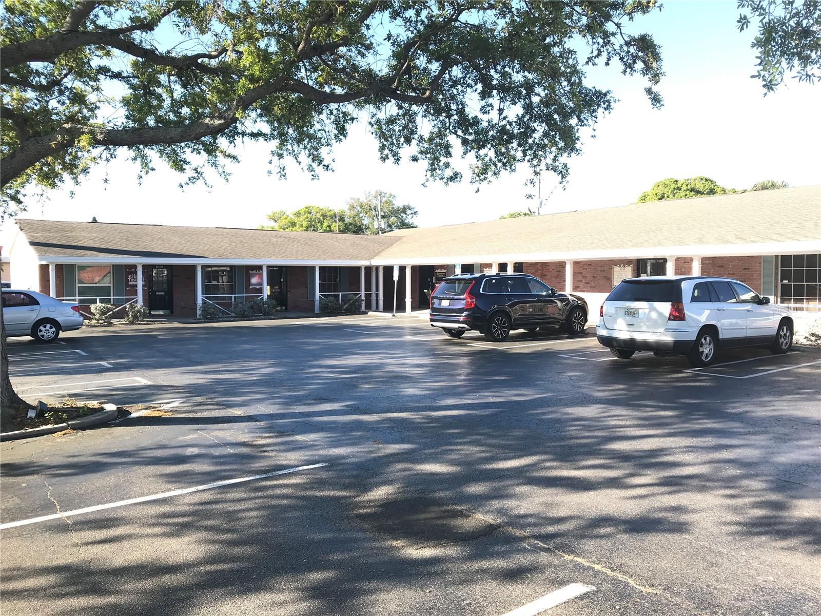 Joslin Plaza is a quaint and highly visible medical / professional office center located on busy 66th Street North in the heart of Pinellas County. This single story, 7 tenant building totals approximately 11,000 SF with 44 parking spaces in the front and rear of the building. There are three suites available; Suite 1202 is 1,795 SF and was a former chiropractic office, Suite 1208 is 1,378 SF and has a large open space with a demised break room / storage room to the rear with two restrooms and Suite 1216 is 1,071 SF with an open workspace, two offices, break area, and restroom.
Estimated CAM: $6.46
Suite 1202 - 1,795 SF - $12.50 sf/yr NNN + CAM: $6.46 - (Initial estimated monthly rent: $2,836 (includes base rate + CAM) plus applicable sales tax
Suite 1208 - 1,378 SF - $13.50 sf/yr NNN + CAM: $6.46 (Initial estimated monthly rent: $2,292 (includes base rate + CAM) plus applicable sales tax
Suite 1216 - 1,071 SF - $14.50 sf/yr NNN + CAM: $6.46 (Initial estimated monthly rent: $1,871 (includes base rate + CAM) plus applicable sales tax
Located in St. Petersburg close to St. Petersburg College and just west of Alt-19 and I-275, offering easy access to all surrounding areas.