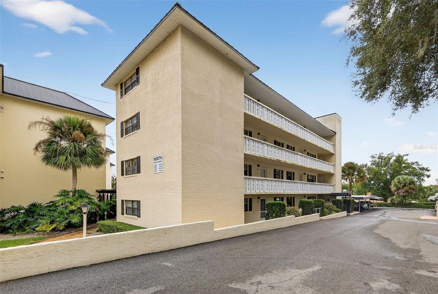 Buyer Financing fell through, now's your chance to purchase this Turnkey Condo in beautiful Mount Dora. New A/C just installed. 

Welcome to 101 N Grandview St, Unit 210, located at the 55+ condo community of Southern Oaks, just minutes from the heart of downtown Mount Dora. This lovely 2-bedroom, 2-bathroom, second-floor unit is perfect for an owner seeking a weekend getaway from the big city hustle and bustle or a snowbird looking to be immersed in all the action of arts festivals, shopping, and dining venues in vibrant Mount Dora. Park in your covered DEEDED parking space and take a quick elevator ride to the second floor. No fumbling with groceries as the kitchen and pantry are just steps from the keyless entry front door. The large over-sink window, under-cabinet lighting, granite countertops, microwave, stove, fridge, and dishwasher complete your kitchen. The open living space features crown molding, a breakfast bar, dining room, and living room, with glass sliders leading to the lanai that overlooks the pool. The large primary ensuite with renovated bathroom includes motion-activated under-cabinet lighting. Guests will find ample space in the second bedroom and bathroom. This fully furnished unit makes moving in easy; pack a few personal items and you’re good to go! Included in your condo fees are cable, water, and trash pickup. The additional storage on the ground floor is convenient for items you only need occasionally. Other amenities include mature, landscaped grounds, workshop, gazebo with gas grill, a designated car wash area, and a community clubhouse. Central Florida’s beautiful beaches and world-renowned theme parks are only a 45-60 minute drive for even more adventure.