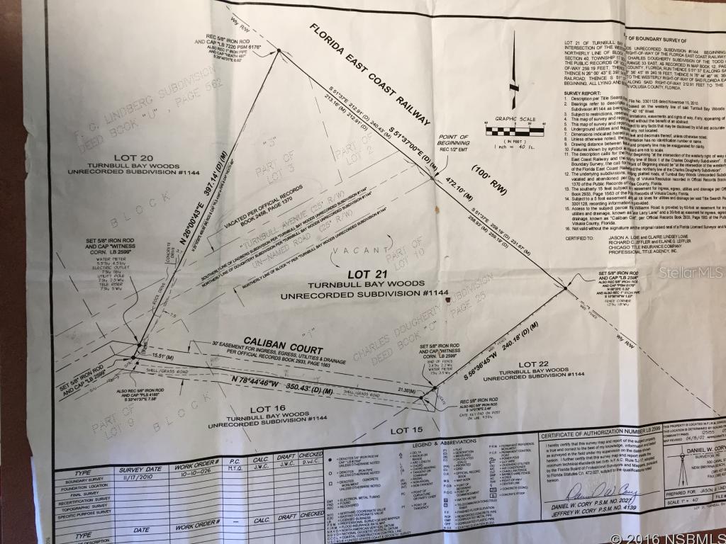 Turnbull Bay Woods Unrec 1144 - Land