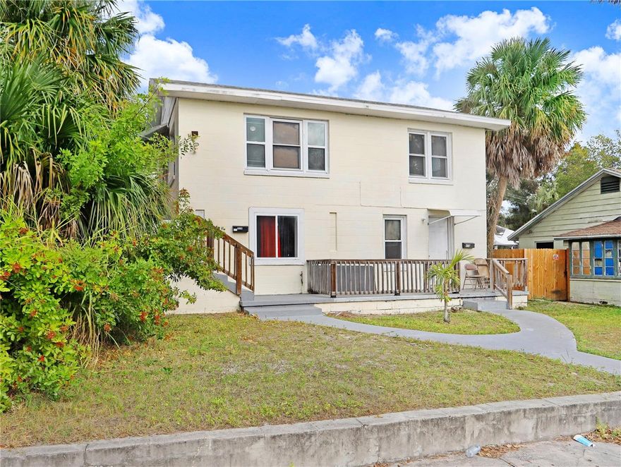 **TURNKEY DUPLEX – CASH-FLOWING INVESTMENT IN PRIME ST. PETE LOCATION!** Investor special! — This is a rare opportunity to own a high-yielding, turn-key duplex in the heart of South St. Petersburg, just minutes from downtown. Strong cash flows, and no storm or flood damage from last year, this property checks every box. Each unit is separately metered, well-maintained, and positioned for long-term rental success. Whether you’re looking to expand your portfolio or kickstart your real estate investing journey, this property delivers immediate upside and long-term potential.

Unit A (Upstairs) is a vacant, 3 bedroom and 1 bathroom unit. Unit B (Downstairs) is a 2 bedroom and 1 bathroom unit. Unit B is currently rented. Both units share a hot water heater.

Pro Forma Financials (Fully Rented)

Monthly Gross Income: ~$3,750
Annual Gross Income: ~$45,000