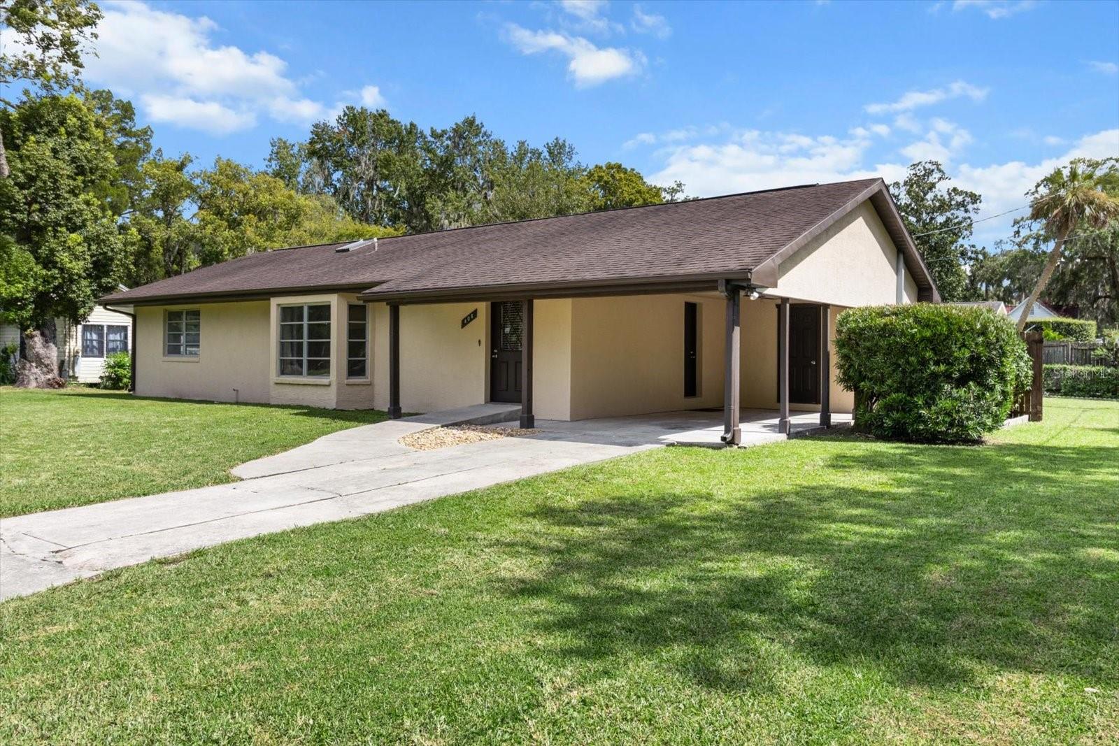 CHARMING AND UPDATED HOME IN THE HEART OF CRYSTAL RIVER! This tastefully renovated 2-bedroom, 2.5-bath home offers style, comfort, and convenience all in one. Perfectly positioned on a lovely corner lot, the property features a spacious yard with room to garden, play, or simply enjoy the outdoors. Inside, you’ll find stylish Luxury Vinyl Plank flooring throughout, beautiful stone countertops, and a bright, open layout that makes the home feel both welcoming and functional. The kitchen is equipped with stainless steel appliances, a breakfast bar for casual meals, and ample cabinet space for storage. Both bedrooms are true master suites, each with a private bath and generous closet space, providing comfort and privacy for family or guests. A screened patio overlooks the backyard, creating the perfect spot for relaxing or entertaining, while the storage shed adds extra space for tools, equipment, or hobbies. Zoned for Crystal River Primary, Crystal River Middle, & Crystal River High School. In City Limits, so no short-term rentals (90 day minimum). Located just minutes from local shops, restaurants, schools, and medical. Of course, Crystal River is the gem of the Nature Coast, so you will have spectacular fishing, boating, kayaking, hiking trails, hunting, biking trails, & all that the Nature Coast has to offer! Offering modern updates and timeless Crystal River charm, you will want to schedule your appointment today!