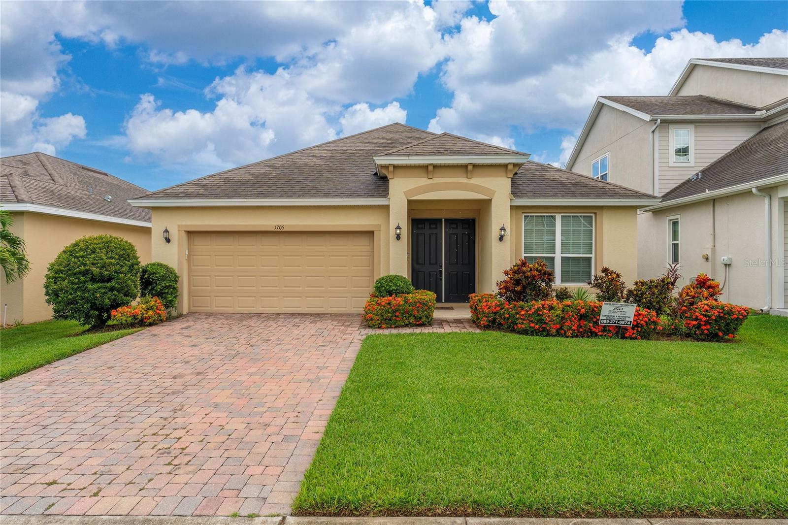 Welcome to this spacious 4-bedroom, 2-bath home in the highly sought-after Preserve at Turtle Creek! Built in 2016, this beautifully maintained residence offers 2,100 sq ft of living space with a bright, open layout and split-bedroom floorplan. The kitchen is a chef’s dream, featuring a large island, granite countertops, solid wood cabinetry, and stainless steel appliances — perfect for entertaining.
Enjoy high ceilings, elegant laminate and ceramic tile flooring throughout, and a generous primary suite complete with dual vanities, a walk-in closet, garden tub, and separate shower. The home also includes a formal living room, a large family room, and a covered patio for outdoor relaxation.
Located on a quiet, fenced lot with no CDD and a low HOA, residents have access to a community pool and playground. Zoned for Lakeview Elementary, Narcoossee Middle, and Harmony High, and conveniently located near Lake Nona, major highways, shopping, and dining.
Leased solar panels help reduce energy costs. Pets welcome (buyer to verify restrictions). Schedule your showing today!