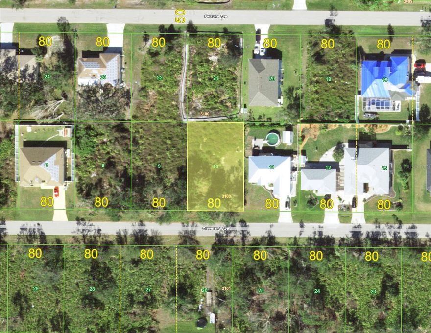 This is a great location in a developing area of Port Charlotte just off of Orlando Blvd. which accesses Veterans Blvd. directly. From there Peachland Promenades, with all of the shopping and restaurants it offers, as well as I-75 access at the Kings Highway exit is minutes away. Turn left on Veterans and you have a short drive to Murdock with all the commercial offerings or go a little further and you will find the Tampa Bay Rays spring training stadium and county fairgrounds. There are amenities galore nearby and the quiet neighborhood has lovely homes popping up as it becomes more popular with new homebuyers, so don't miss taking a look at this nice property.