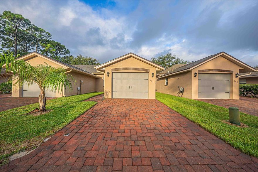 Built in 2023, this 2-bedroom, 2-bathroom condo is located in a desirable 55+ community in Edgewater. This residence offers modern construction with vinyl flooring throughout the main living areas and carpeted bedrooms. The home features an open layout, neutral finishes, and abundant natural light. The HOA provides exterior maintenance, including roof and lawn care, for easy, low-maintenance living. Conveniently located just 5 miles from Downtown New Smyrna Beach, residents can enjoy a short drive down Riverside Drive or a quick e-bike ride to take in the scenic waterfront views. Edgewater offers a quiet lifestyle with continued community growth, making this property an excellent option for those seeking comfort and convenience close to the beach. Seller is motivated and ready to make a deal!