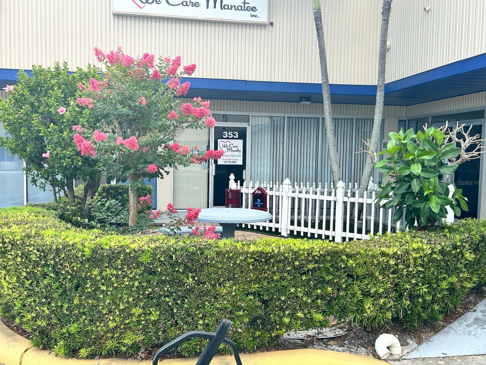 Location! Location! Location! Located one block from Manatee Ave., and just down the street from the courthouse, you will find this professional business Office Condo, within this beautifully maintained, maintenance free Office Complex. Currently occupied by a medically related tenant, this office space could be used for a wide range of uses. Office condo has been updated with soft colors and new flooring, it includes a large reception area, 3 offices, bathroom, and kitchen. Don't miss your chance to own this well-maintained space in a thriving location. Ideal for Legal, Mtg, Ins, therapy. Don't pay rent. There is plenty of parking and close to many professional businesses, retail shops and restaurants.