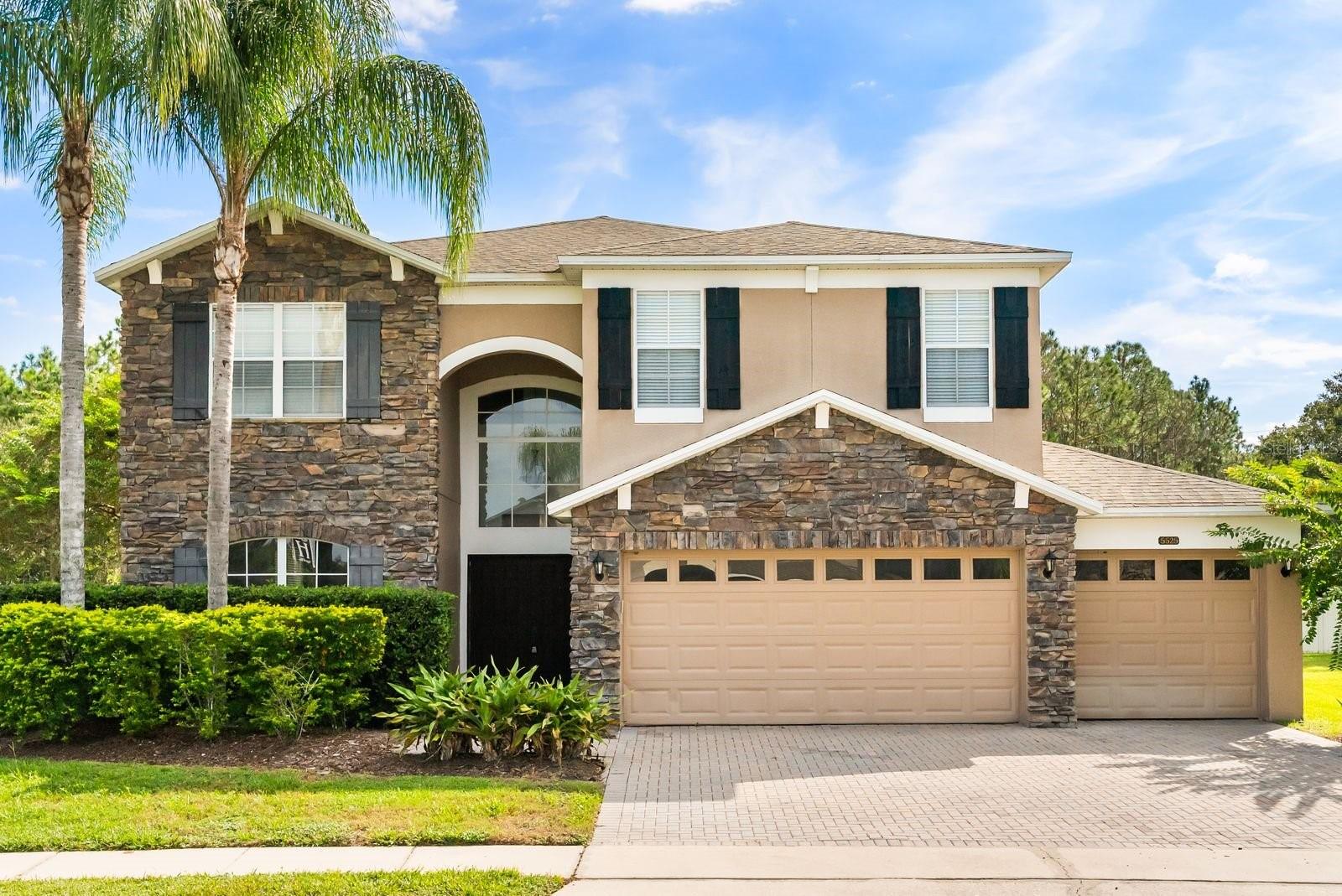 Built in 2006, this beautifully renovated 5-bedroom, 4.5-bath home offers over 3,400 sq ft of living space in a gated Sanford community. Featuring designer wood floors, new carpet, a modern kitchen with granite countertops and stainless-steel appliances, and stylishly updated bathrooms, this home blends comfort with elegance. Enjoy tranquil pond views from both the front and back, perfect for relaxing evenings.