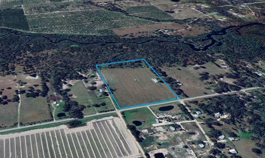 Sought-after Myakka City area. This stunning property, zoned A, presents an array of desirable features for land and other investors. Boasting a 5" barn well, an 8" deep well, and a spacious 3,700 sq. ft. metal barn, the possibilities are endless for agricultural, equestrian and residential pursuits. The presence of two serene fish ponds, along with the property being fenced, grassed, well drained, and highly usable, further enhances its appeal.