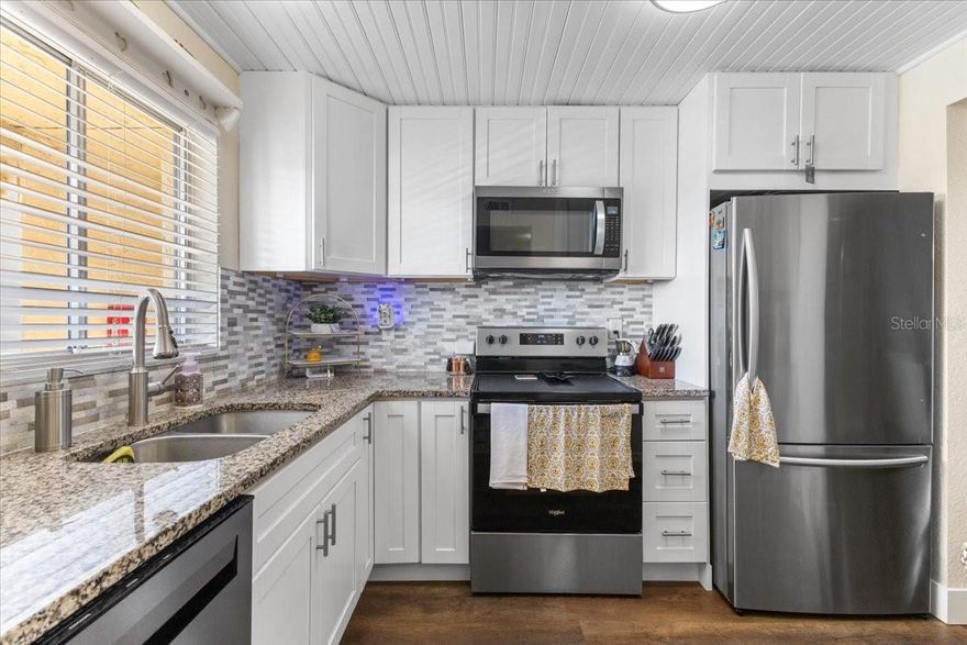 Show-Stopping, Fully Updated 2 Bedroom, 1 Bathroom Condo

Located in a sought-after 55+ community, this stunning 4th-floor residence proves that downsizing does not mean downgrading. Every inch has been thoughtfully refreshed, creating a bright, polished space that is completely move-in ready.

The kitchen and living area flow effortlessly together, making it easy to host friends, neighbors, or visiting family. The enclosed lanai/balcony is truly a standout feature, designed for year-round enjoyment. Fully screened with removable and/or collapsable windows, you can sip coffee while watching summer rain showers without getting wet, or soak in the crisp winter sunshine in comfort. An added outdoor kitchenette makes entertaining even more enjoyable.

Major updates provide peace of mind, including a new water heater and new HVAC system. There is porcelain tile throughout, making maintenance easier, and visualy pleasing.

Whether you're searching for a seasonal retreat or a full-time slice of paradise, this beautifully updated condo offers comfort, convenience, and the relaxed Florida lifestyle you are dreaming of. Saint Armands Circle Sarasota is a smooth 30 minute drive. And World famous Beaches like Anna Maria is only 25 minutes. Saint Pete Beaches are just over 30 minutes.  Florida is at your fingertips, right outside your door.