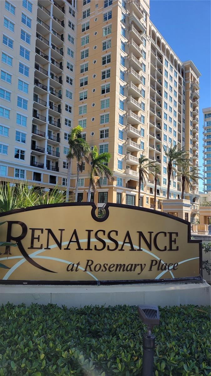 Annual Turnkey Furnished Lots of sunlight and a charming layout offered in this 2 beds/1 bath luxury condo downtown Sarasota at THE RENAISSANCE. Partial bay view as well as city view! Fabulous amenities and walking distance to restaurants, shopping, the arts. Resort style heated pool/spa, with BBQ grill and outdoor dining option, 24-hr fitness with locker room and sauna, 24-hr concierge with caring and long term staff, secure building and parking, clubroom with full kitchen, movie theater, social room, business center, massage rooms, guest suites and more! Call today for your next home.