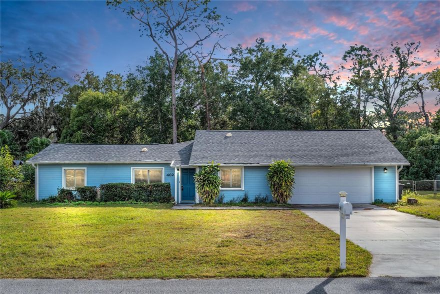 One or more photo(s) has been virtually staged. Brand new roof! Fully paid off solar panels to help your electric costs! Over 2,100 square feet! If you're looking for the perfect home in Longwood, you've just found it. Situated on almost half an acre, this move-in ready home features 4 bedrooms, 3 full bathrooms, tons of living space, a massive garage, and ZERO carpet! Step inside and you'll be charmed by the light color engineered hardwood floors, neutral colors throughout, and abundant natural light. The gourmet chef's kitchen is at the heart of this home and features granite counters, custom wood cabinets, and newer appliances. Entertaining is delightful as you have three separate living rooms, formal dining room, and breakfast nook! Towards the rear of the home you'll discover a spacious primary suite which features walk-in closet, and stunning upgraded primary bathroom with custom spa shower. Guests will feel relaxed in one of the three guest bedrooms and two full sized bathrooms, both with custom finishes. Outside you'll enjoy a screened in patio, fully fenced backyard with shed, fruit trees, and lots of flat land for Fido to play. An oversized garage completes your new home. Hurry and see this stunning home today!