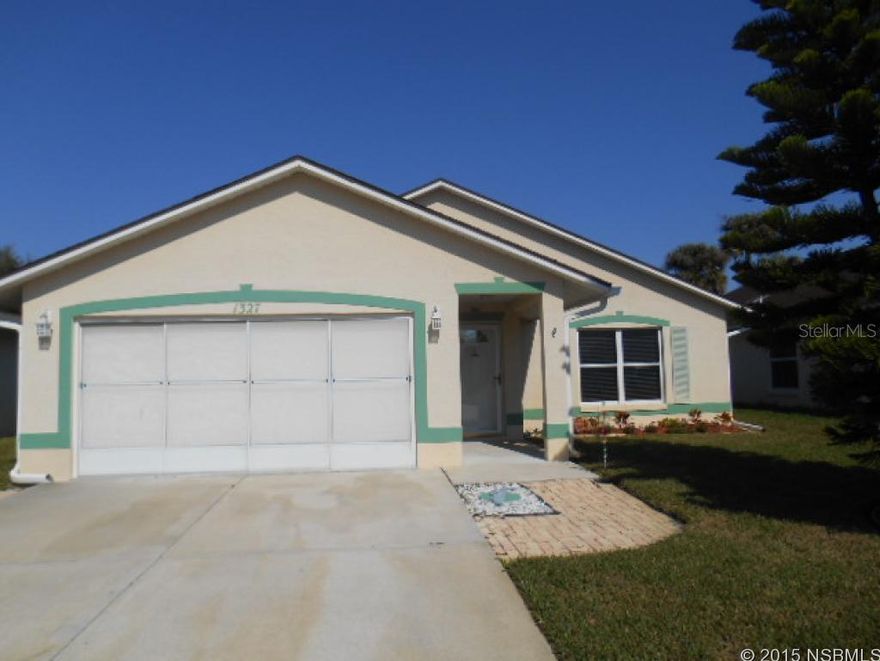 WELL MAINTAINED HOME WITH PRIVACY OF THE MARSHLANDS IN THE BACKYARD.  SOLAR ATTIC FAN, WELL FOR SPRINKLER SYSTEM,  EAT IN KITCHEN AND INSIDE LAUNDRY ROOM, DIRECT KITCHEN ACCESS FROM FINISHED DOUBLE CAR GARAGE WHICH HAS SCREEN DOOR AS WELL AS HURRICANE RATED GARAGE DOOR, WORK SINK AND EPOXY FLOORS.  LARGE PORCH HAS TINTED WINDOWS. HOME'S WINDOWS HAVE "SCOTCH SHIELD ULTRA SAFETY AND SECURITY" WINDOW FILM.  THE FORMAL DINING ROOM IS OFF THE KITCHEN. THIS HOME IS SPACIOUS WITH VAULTED CEILINGS AND SPLIT BEDROOM PLAN. SITTING ROOM CAN BE PART OF THE LIVING ROOM OR UTILIZED AS DESIRED. GARAGE USEAGE AREA IS APPROX 17'.6" DEEP X 16'.5" WIDE ;Water: City