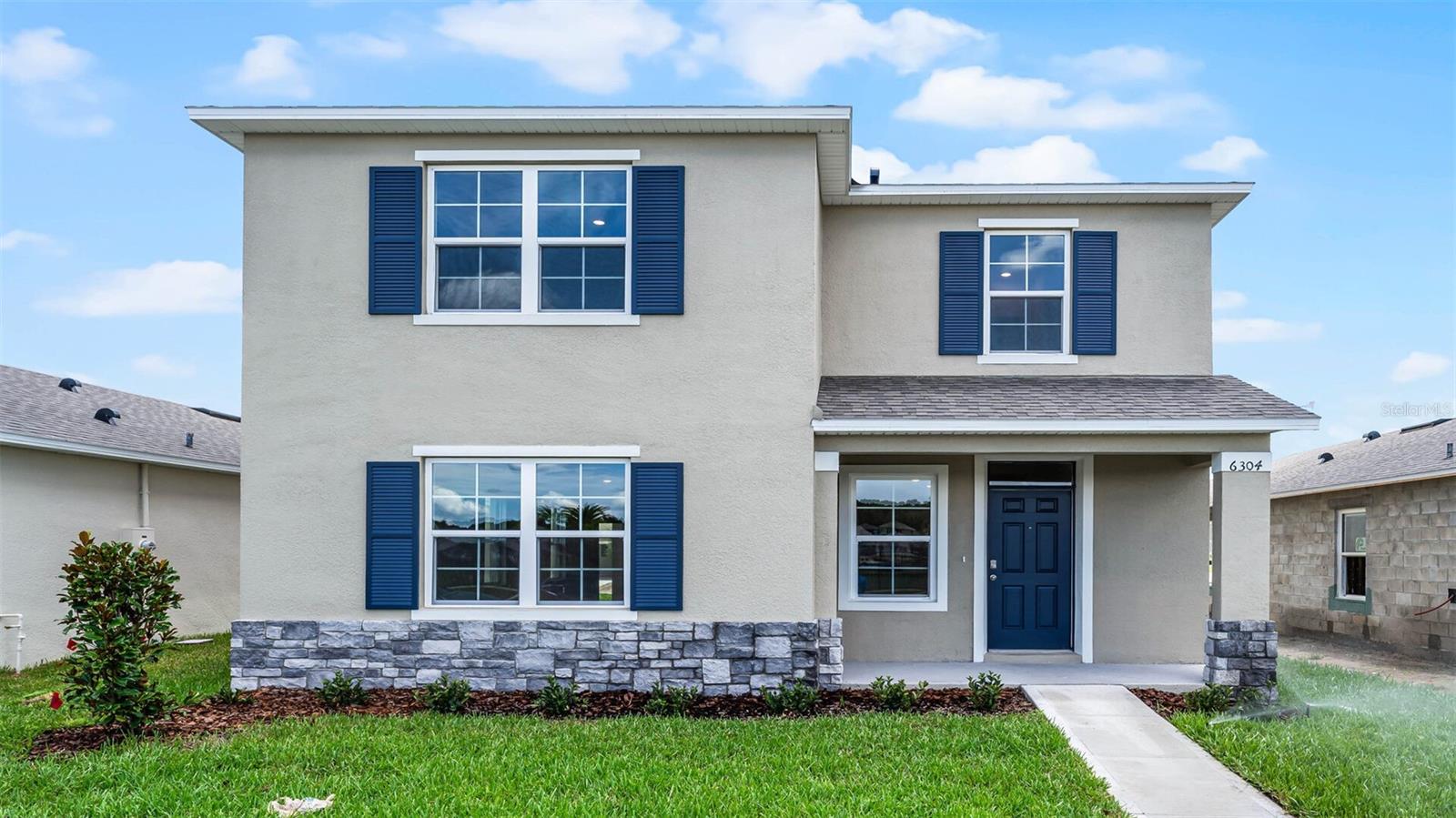Under Construction. "Welcome to the Campbell, a stunning four-bedroom, two and a half bathroom home located in the heart of Apopka, Florida at our Crossroads at Kelly Park community.
A beautiful patio welcomes you to a home that optimizes living space with an open concept kitchen overlooking the living area, dining room, and outdoor lanai. Entertaining is a breeze, as this popular single-family home features a spacious kitchen island, quartz counter, dining area and a spacious pantry for extra storage. Ample windows and a set of sliding glass doors allow lighting into the dining area and luxury vinyl plank flooring throughout is stylish and charming.
The first floor also features a powder bathroom off the living area for convenience. As we head up to the second floor, we are greeted with bedroom one that features an en suite bathroom with a double vanity and a spacious walk-in closet providing substantial space for storage.
Bedroom one, located off the living space, has an en suite bathroom with double vanity and spacious walk-in closet providing ample space for storage. Three additional bedrooms and one full bath are located at the front of the home along with a closet and laundry room. Three additional bedrooms, a full bathroom, and a laundry area are also located on the second floor.
Like all homes in Windrose, the Campbell includes a Home is Connected smart home technology package which allows you to control your home with your smart device while near or away.
*Photos are of similar model but not that of exact house. Pictures, photographs, colors, features, and sizes are for illustration purposes only and will vary from the homes as built. Home and community information including pricing, included features, terms, availability and amenities are subject to change and prior sale at any time without notice or obligation. Please note that no representations or warranties are made regarding school districts or school assignments; you should conduct your own investigation regarding current and future schools and school boundaries.*