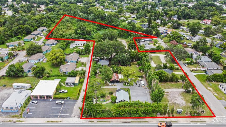 An exceptional 7-acre, 9-parcel portfolio strategically positioned within Orlando’s highly desirable College Park/Edgewater corridor. This offering provides a rare combination of in-place income, mixed-use zoning, and significant redevelopment potential in one of the city’s most established and rapidly evolving submarkets. (Seller Financing Option With 50% Down!)

The property currently operates as a successful event venue accommodating weddings, concerts, corporate functions, fitness events, and culinary gatherings—providing consistent and diversified revenue. The surrounding parcels create a flexible platform for future expansion or full-scale redevelopment, making the site especially well-suited for multifamily communities, senior living, and affordable housing development.

Fronting a major commercial artery with approximately 26,000 vehicles daily, the portfolio benefits from excellent visibility, strong demographics, and proximity to key Orlando employment centers. This is a unique opportunity for investors and developers seeking scale, mixed-use flexibility, and long-term value creation.

Highlights
• 7 Acres Across 9 Parcels
• Mixed-Use Zoning (Commercial + Residential)
• Established Event Venue with Reliable Cash Flow
• Ideal for Multifamily, Senior Living, and Affordable Housing
• Prime Central Orlando Location Along a High-Traffic Corridor
• Exceptional Redevelopment and Appreciation Potential

This asset offers a compelling blend of current income and future optionality, positioned for growth in one of Orlando’s most sought-after urban districts.