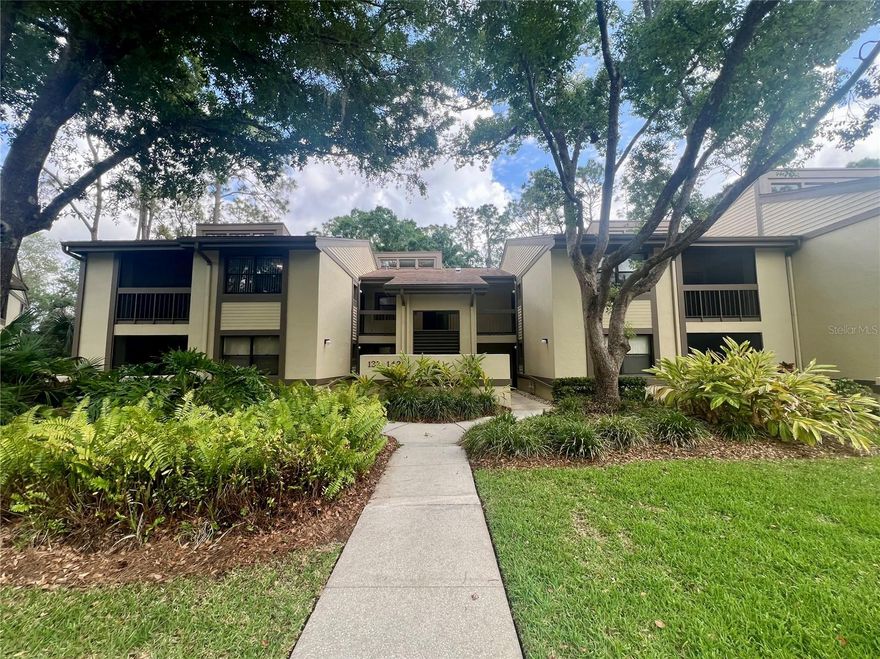 Stunning Updated Condo in the Heart of East Lake Woodlands! Experience the ultimate Florida lifestyle in this light, bright, and move-in-ready 2-bedroom, 2-bathroom condo located within the gated community of East Lake Woodlands. Whether you are looking for a permanent residence, a savvy investment, or a relaxing second home, this property delivers. Key Interior Features: • Architectural Flair: Impressive 20ft cathedral ceilings and extra-high windows flood the living space with natural light. • Modern Updates: Featuring refinished kitchen cabinets, stylish backsplash, and premium stainless steel Whirlpool appliances. • Refined Finishes: No carpet here! Enjoy easy-maintenance ceramic tile and laminate flooring throughout, complemented by updated LED lighting. • Designer Baths: Both bathrooms boast updated tile work and sleek quartz countertops. • Functional Layout: A split floor plan offers maximum privacy. The spacious master suite includes dual closets and ample storage. • Convenience: Includes a full-sized washer and dryer. Outdoor Living & Amenities: • Dual Balconies: Unique front and back screened balconies allow you to enjoy the peaceful surroundings and cross-breezes. • Prime Location: Situated directly across from the community heated pool and just a short walk to the pickleball courts. • Peace of Mind: Recent exterior updates include a newer roof and fresh paint. Location & Lifestyle: East Lake Woodlands is a premier gated community featuring a country club and championship golf course. • Travel & Beach: Just 10 minutes to pristine Gulf beaches and 25 minutes to Tampa International Airport. • Walkability: Walking distance to shopping, dining, and theaters. • Flexibility: Short-term leases are accepted, making this a rare and flexible investment opportunity.