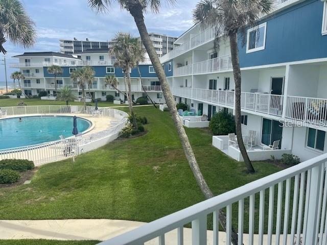 Awesome views, access to beach across the street. Six months minimum rental. This is a two-story condo, kitchen and living room on first floor with half a bath. Two bedrooms and two full bathrooms upstairs.