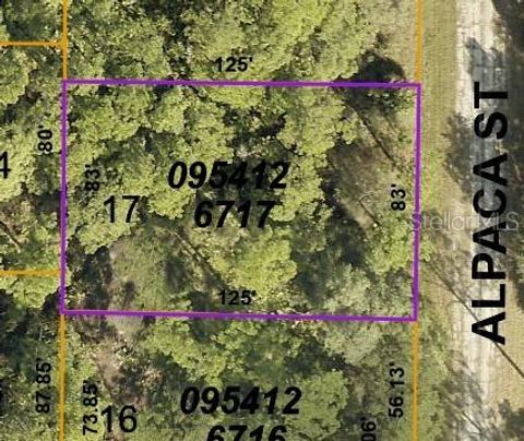 LOT 17 ALPACA STREET NORTH PORT FL 34291