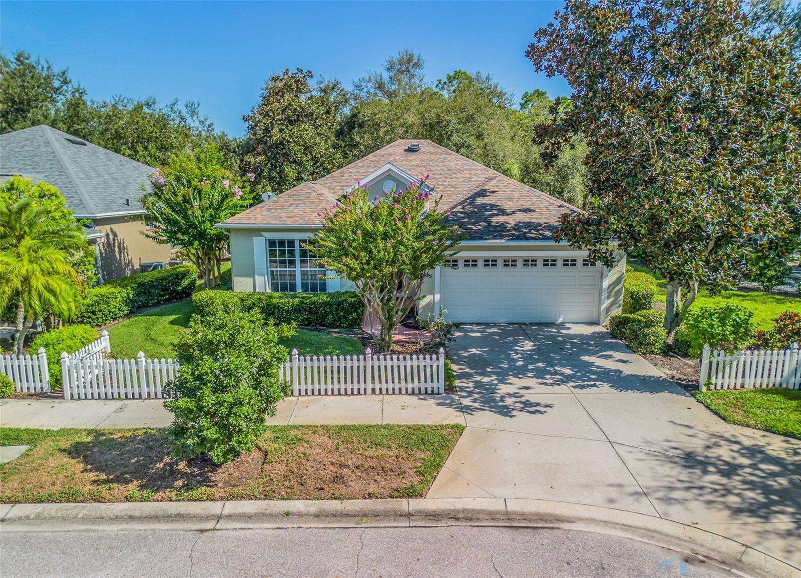The Cottages of Rivendell are highly desirable residences, offering an exclusive community with only 84 homes. Each home is surrounded by lush landscaping and tree-lined streets, contributing to the area's charm and appeal. This home features 2 bedrooms and 2 bathrooms, as well as a versatile den or office space. It is an ideal choice for those seeking a seasonal residence in Florida, or for anyone looking to downsize without sacrificing comfort or style. Residents enjoy the best of the Florida lifestyle, with close proximity to beautiful beaches-just 2 stoplights away. Additionally, the community is near parks, arts venues, shopping, and restaurants, making it perfect for both active living and peaceful retreat. This home has been thoughtfully updated with new porcelain "wood-look" tile throughout most of the living space, a renovated guest bathroom featuring a walk-in shower, fresh interior paint, and a new roof installed in 2021. The neighborhood is located in one of Sarasota County's top school districts, with Pine View School just a few minutes away. Just a short walk up the street, the community clubhouse offers a generously sized pool, perfect for swimming and social gatherings. Whether you're seeking tranquil relaxation or active outdoor adventures, this exceptional property and community provide the perfect balance.
Notice- Some photos of the property have been Virtually Staged.